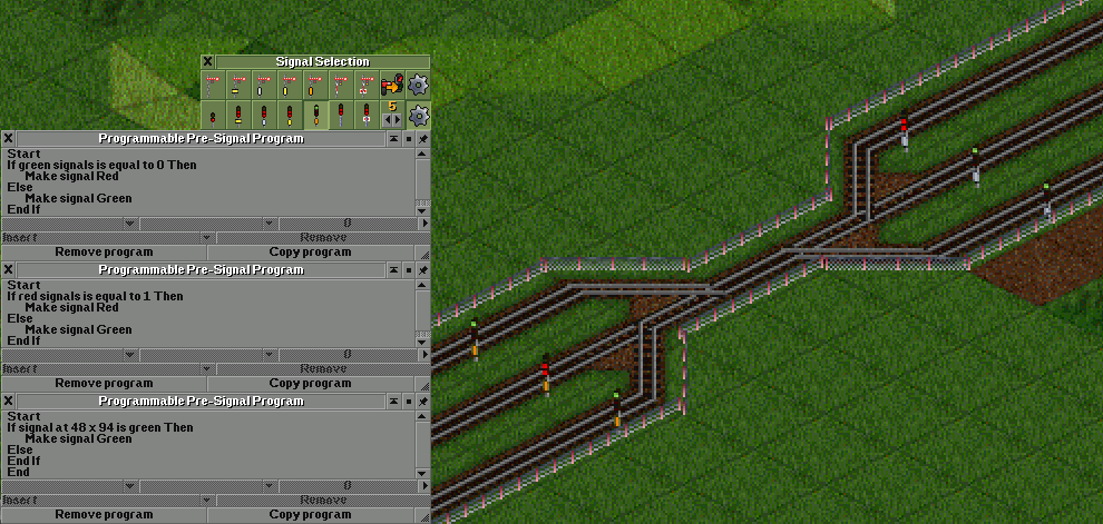 Programmable pre-signals example