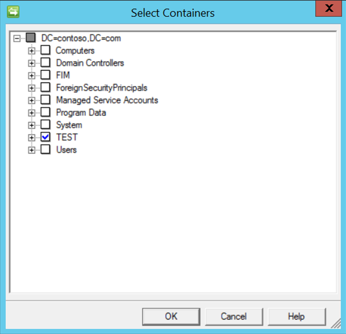 Lync Connector - Configure Partitions and Hierarchies