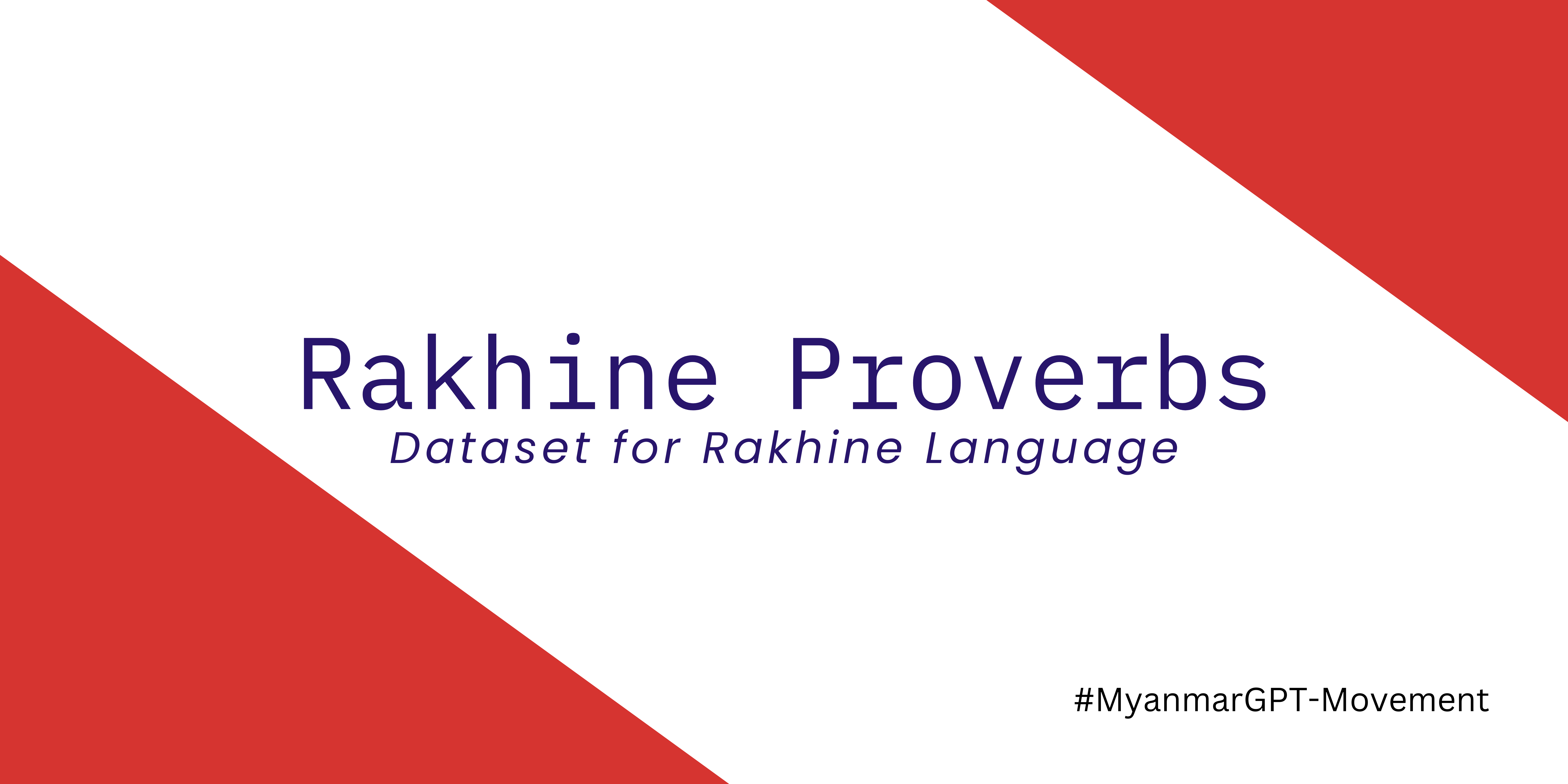 Rakhine Proverbs dataset cover.png