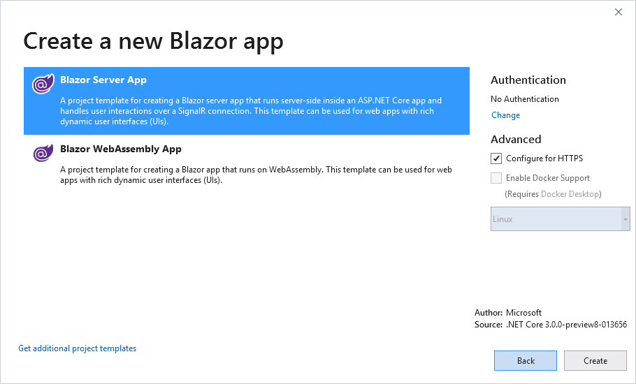 VisualStudio2019CreateNewProject_Blazor.png