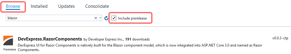 VisualStudio2019NuGetIncludePrerelease.png