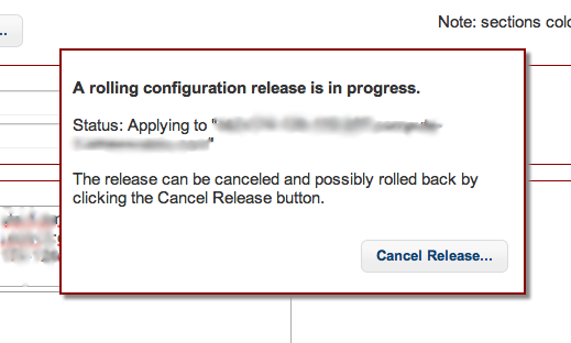 Rolling Configuration Change