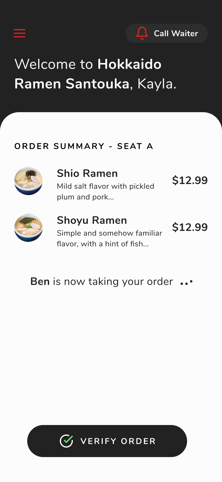 Order Summary - Waiter taking order.png