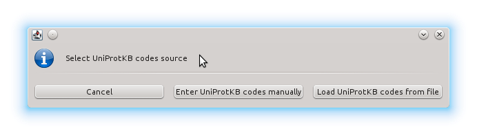 Use UniProtKB codes