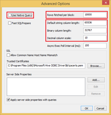 HDI.HiveOdbc.DataSource.AdvancedOptions1.png