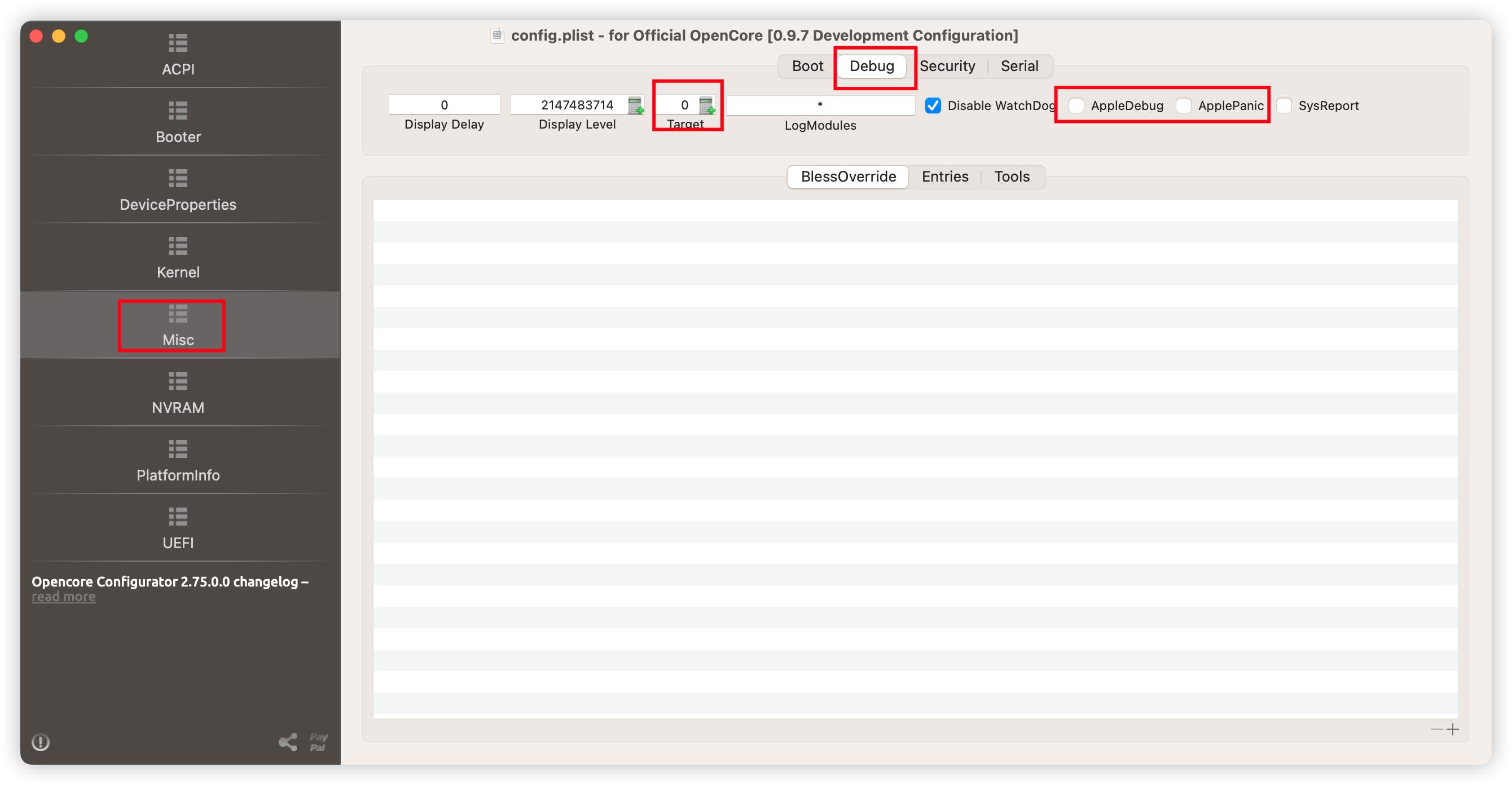 opencore-disable-debug-oc-config.png