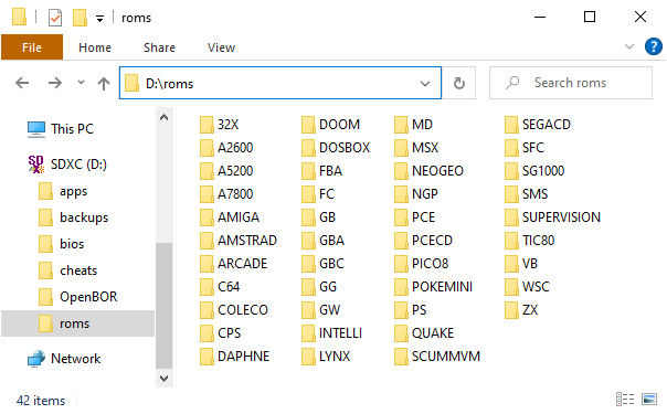 SDcard paths