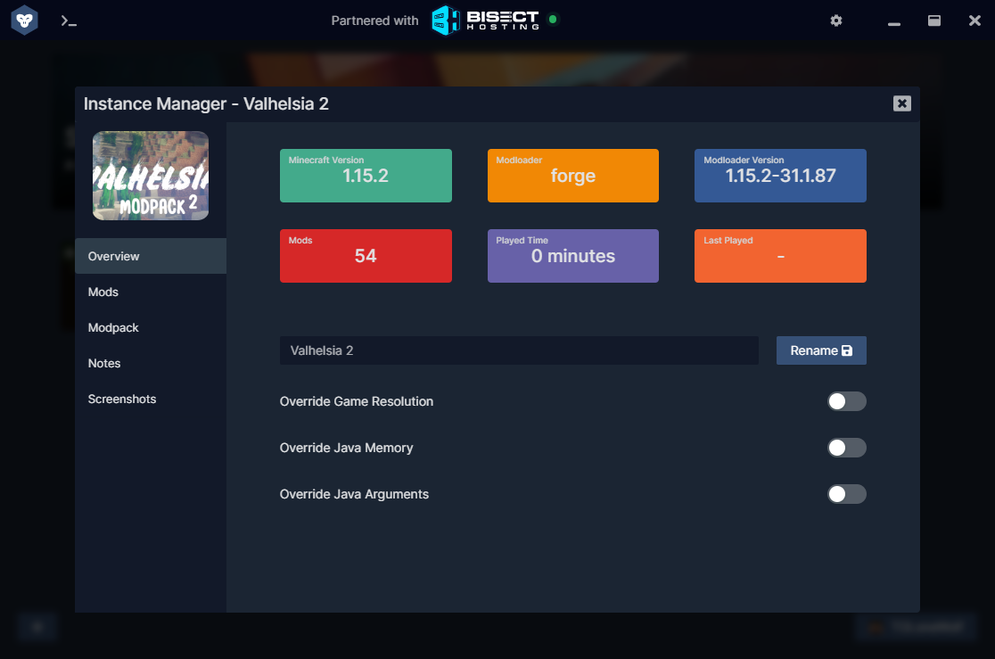 Instance Manager - overview