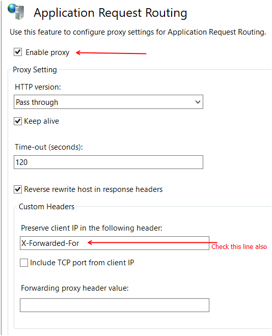 Enable Proxy step3