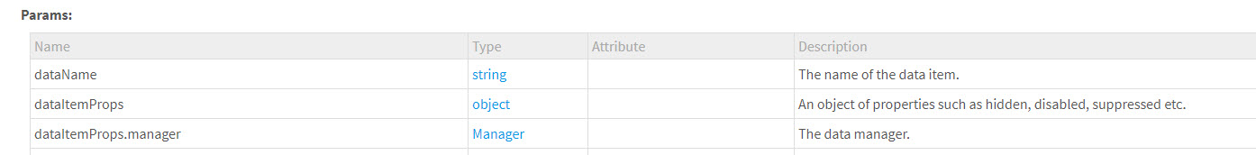 Field Selector Parameters