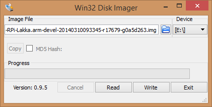 Win32 Disk Imager