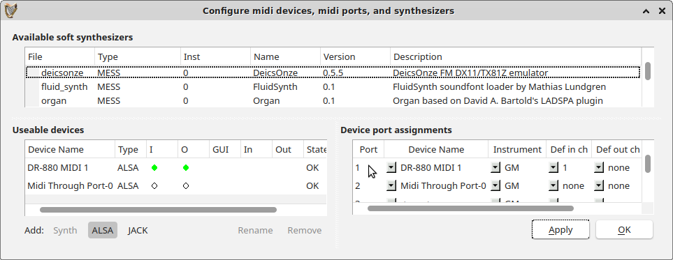 Device Port Assignments