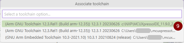 ACH Choose a Toolchain