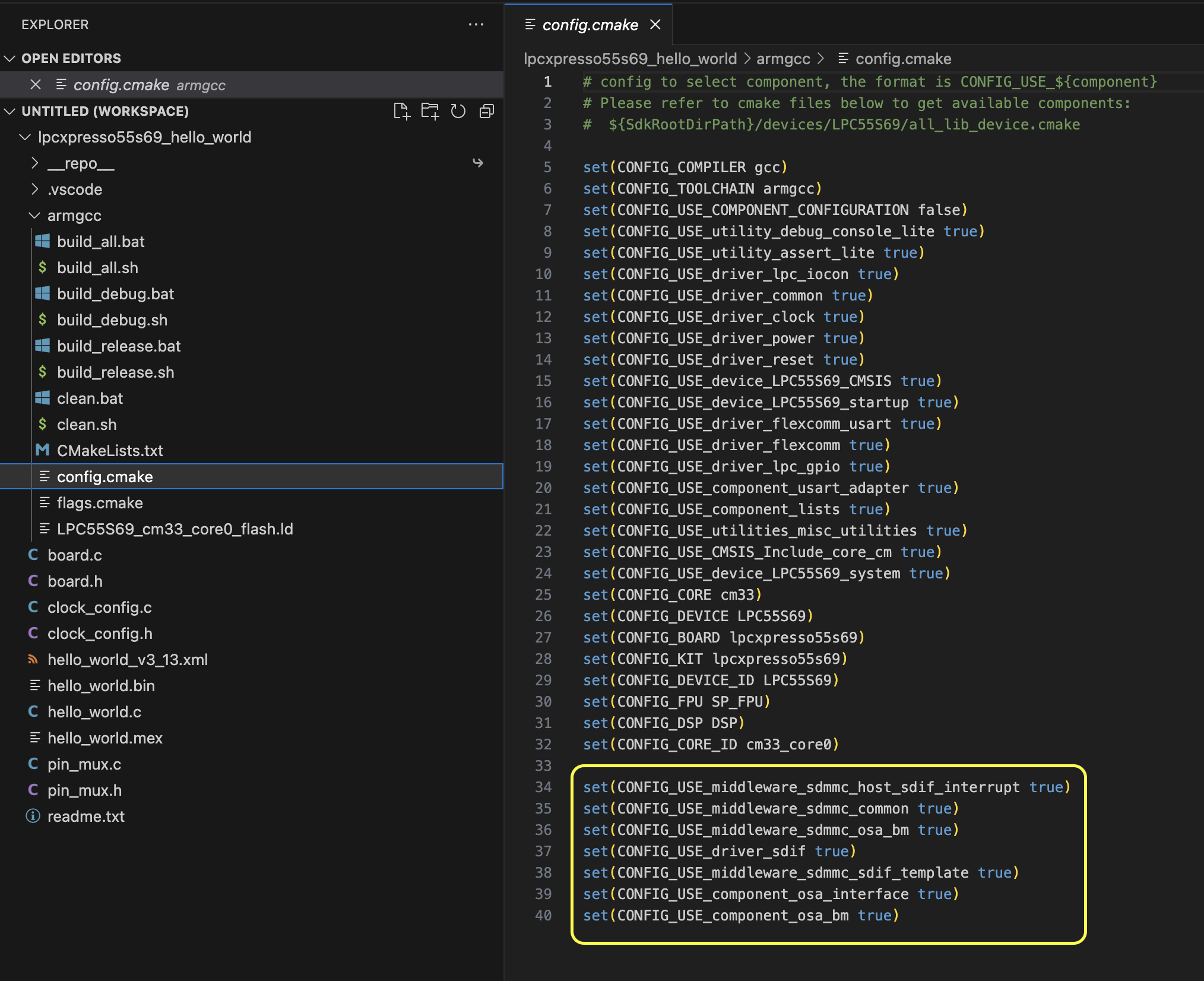 Config cmake