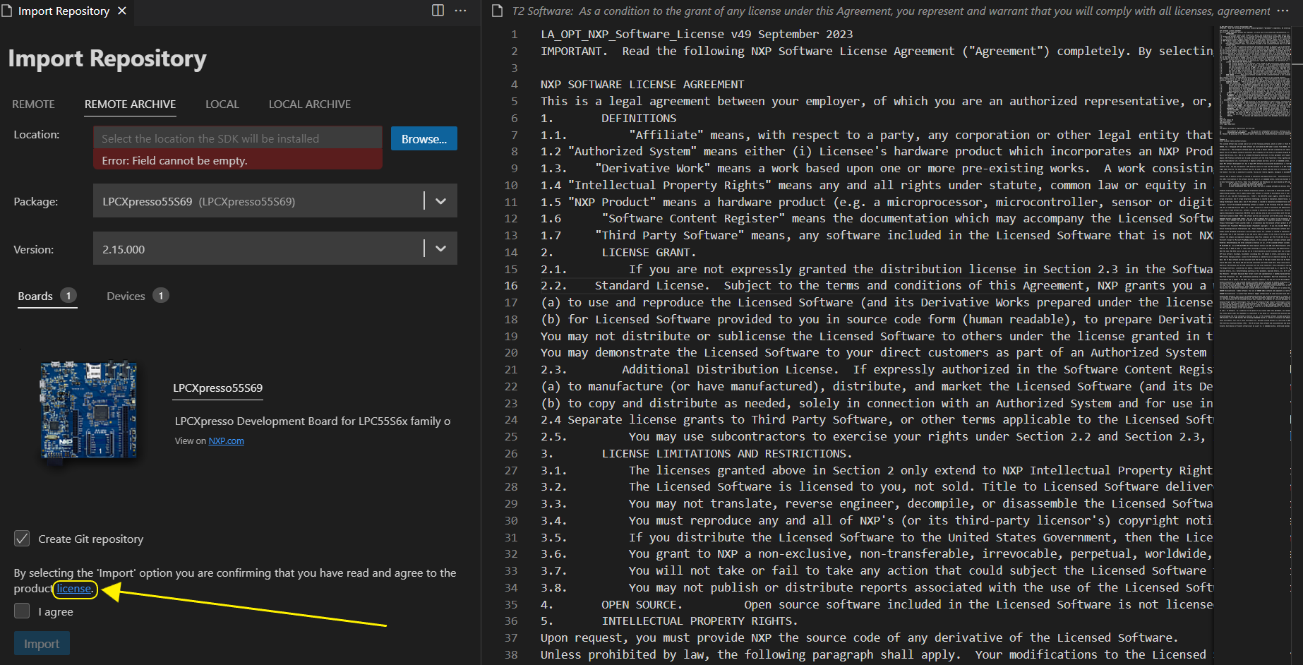 SDK Builder License Preview