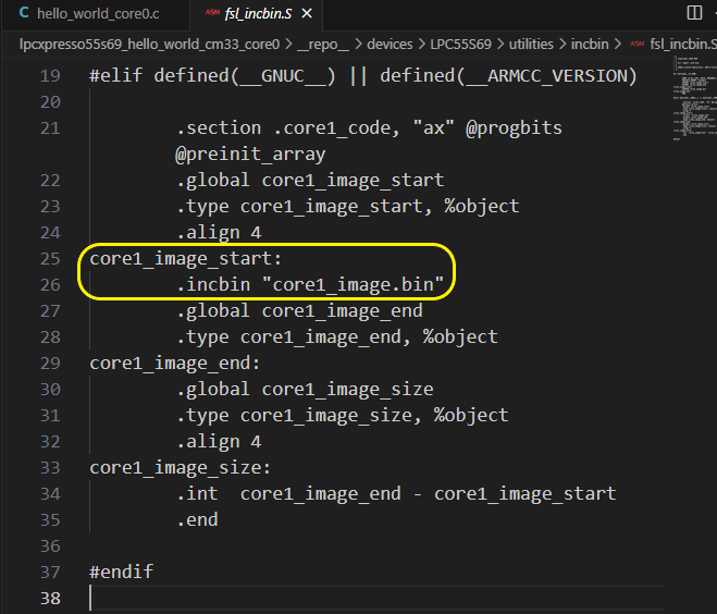 Multicore Secondary Load Image Bin