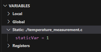 Static Variables