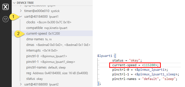 LPUART Node Config