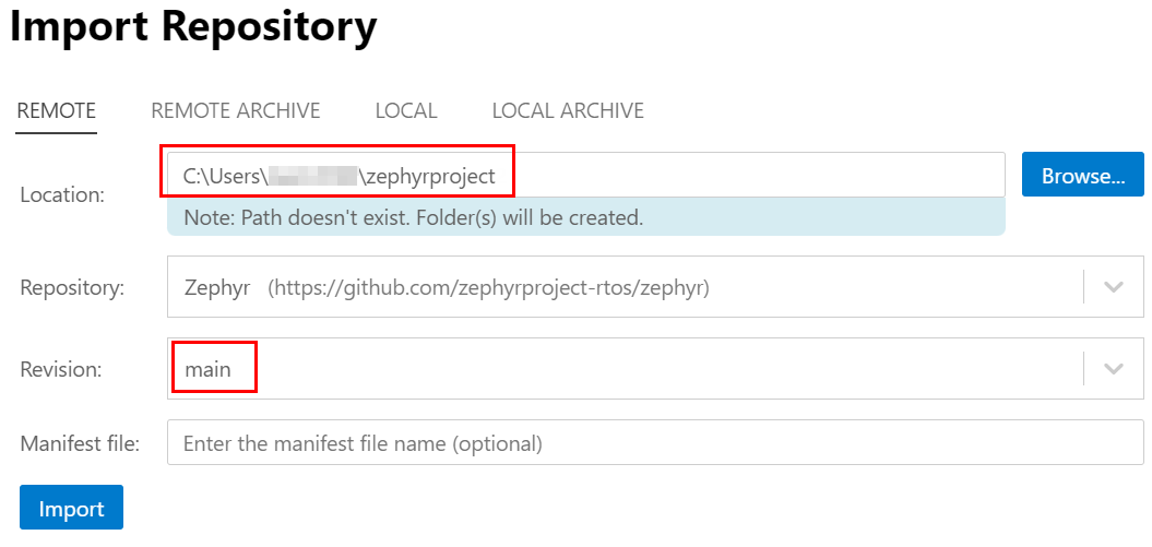 Import Zephyr main branch