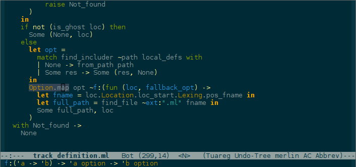 emacs type enclosing