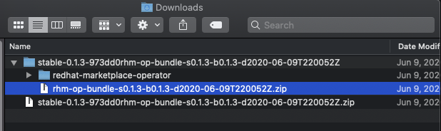 bundle zip file layout