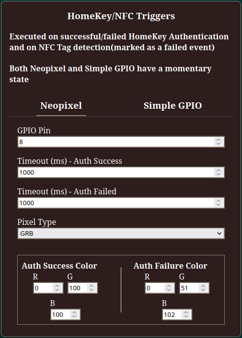 HomeKey/NFC Triggers