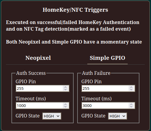 HomeKey/NFC Triggers