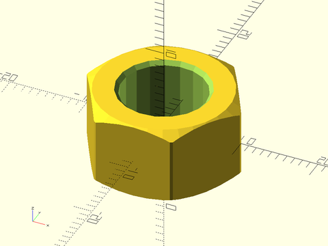 trapezoidal\_threaded\_nut() Example 6