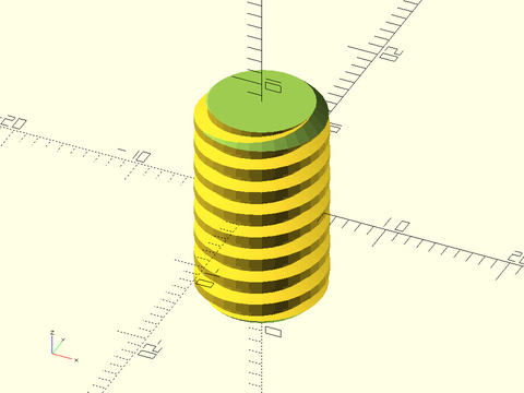 trapezoidal\_threaded\_rod() Example 3