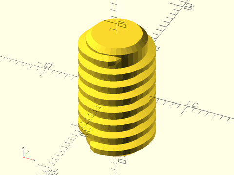 trapezoidal\_threaded\_rod() Example 4