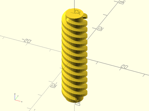 trapezoidal\_threaded\_rod() Example 6