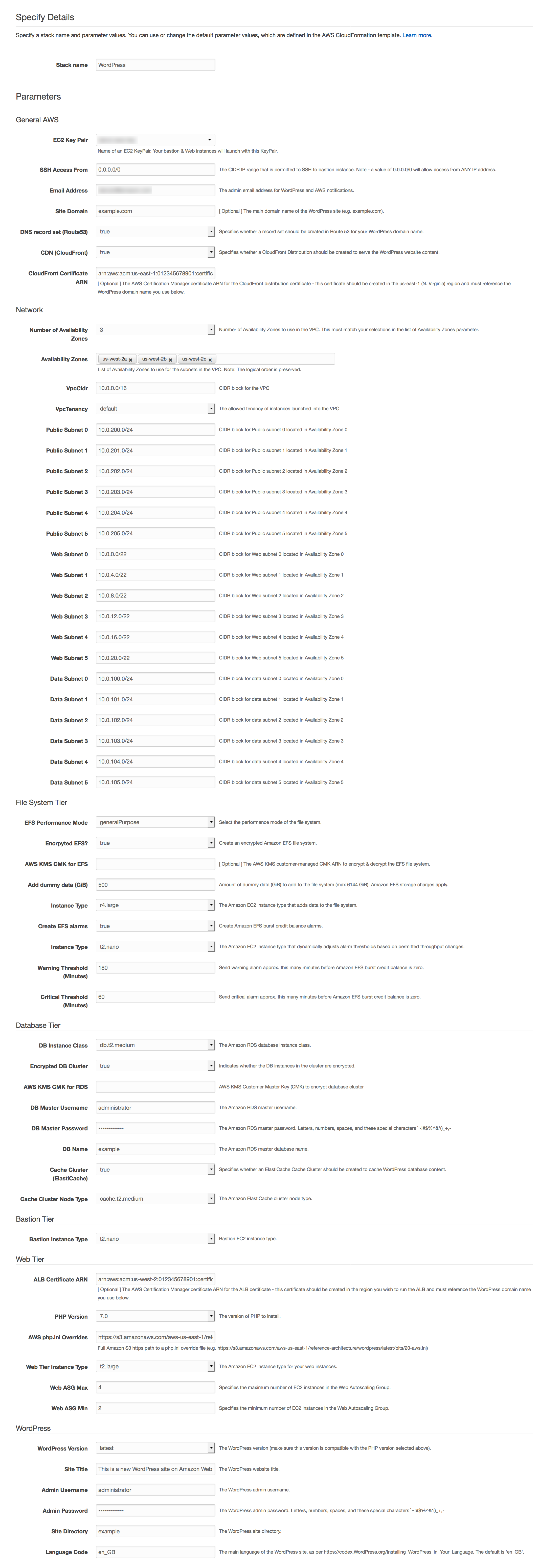 aws-refarch-wordpress-mastertemplate-parameters.png