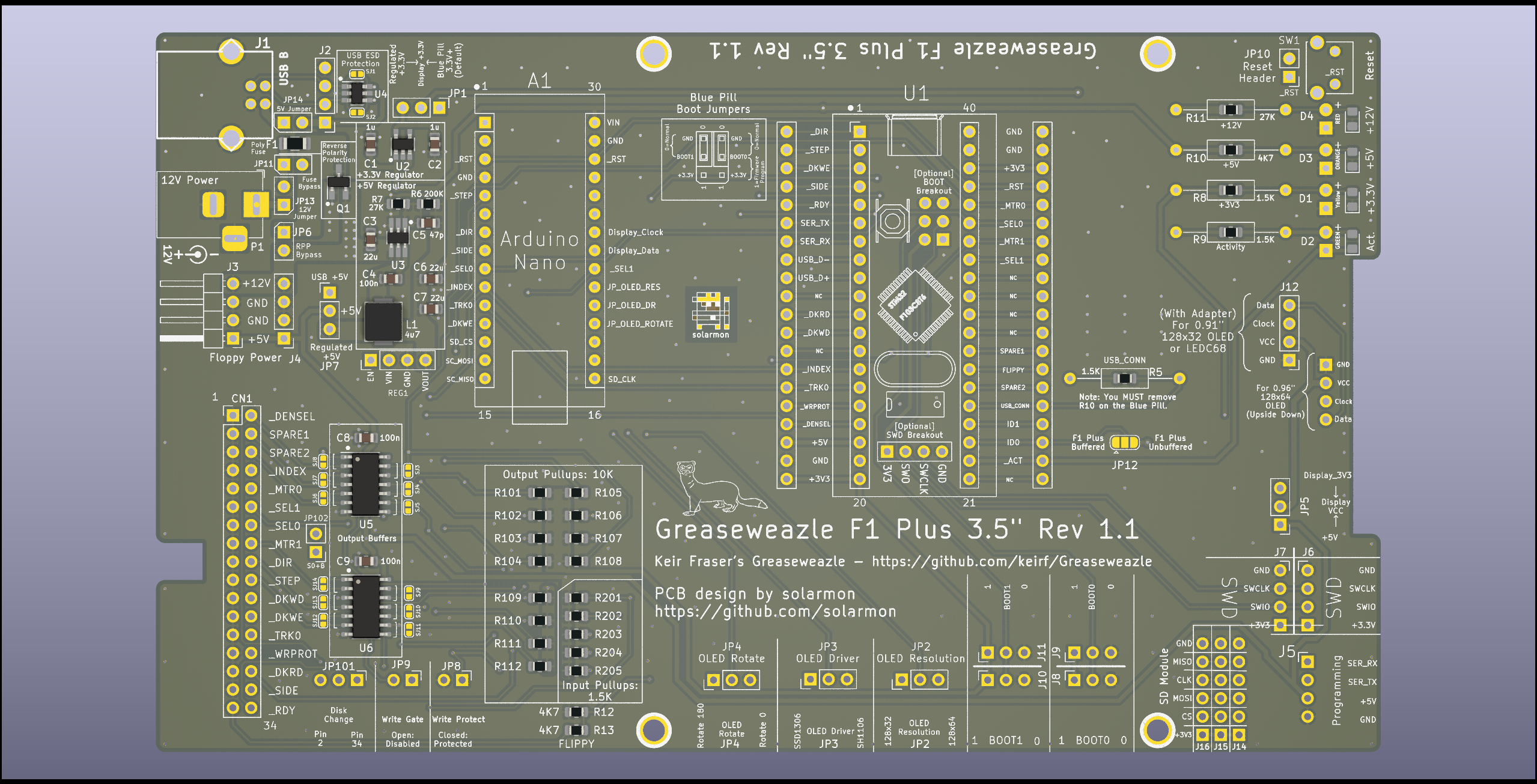 Greaseweazle F1 Plus 3.5 - PCB SMT Top.png