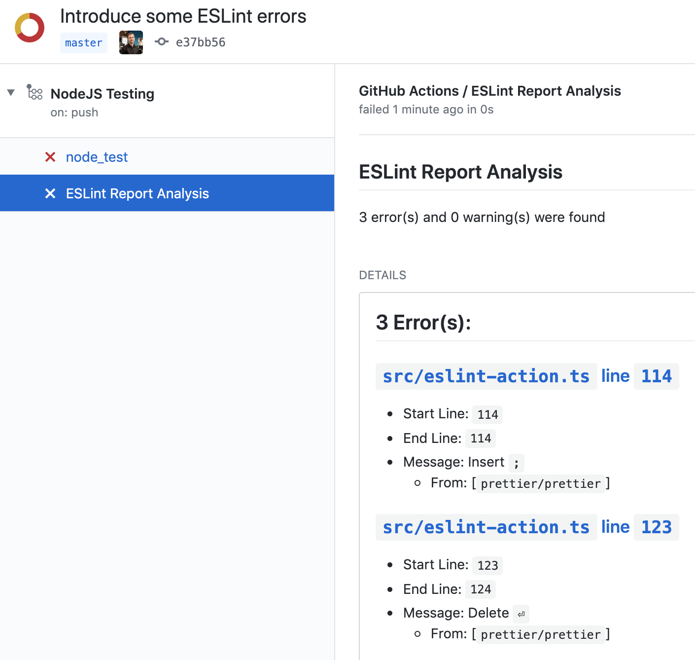 eslint-annotate-action-push-report-example.png
